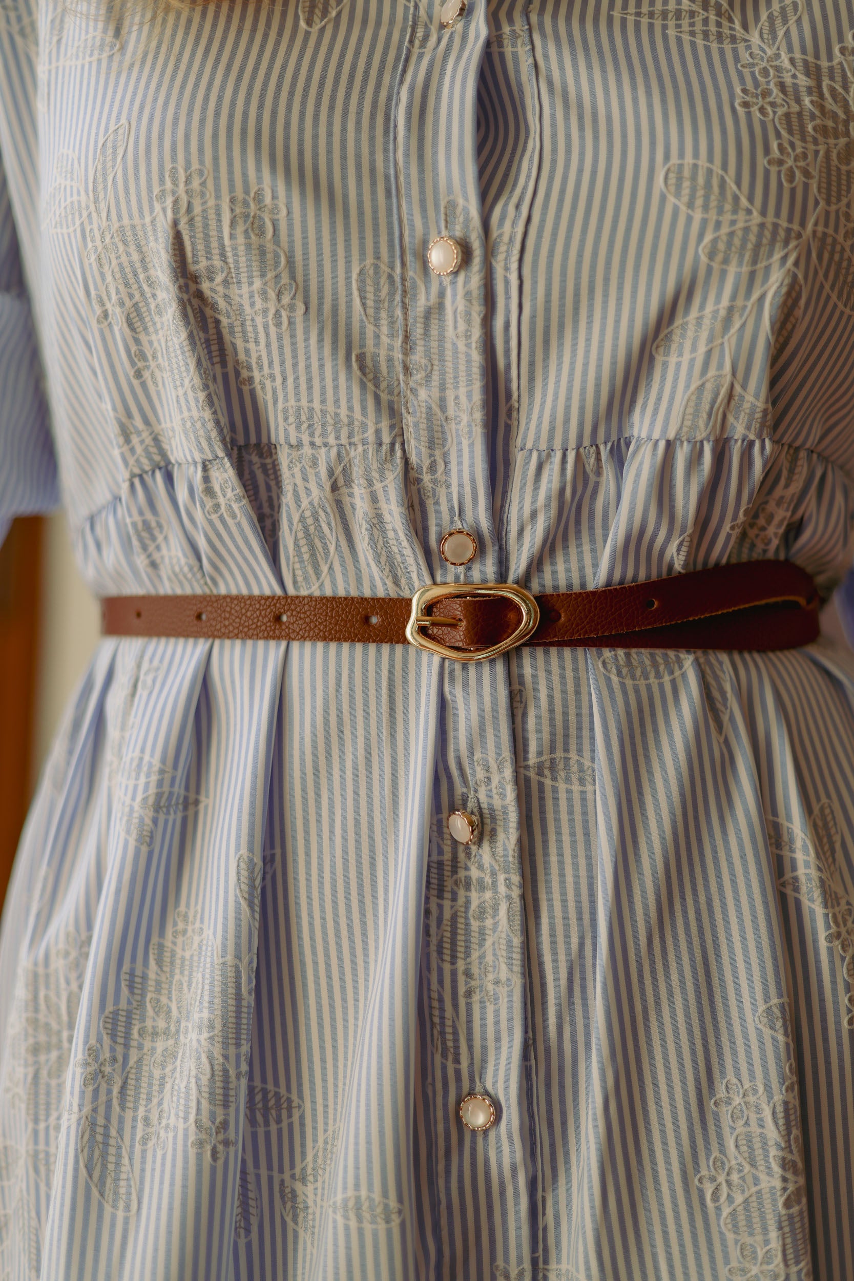 Robe ceinturée
