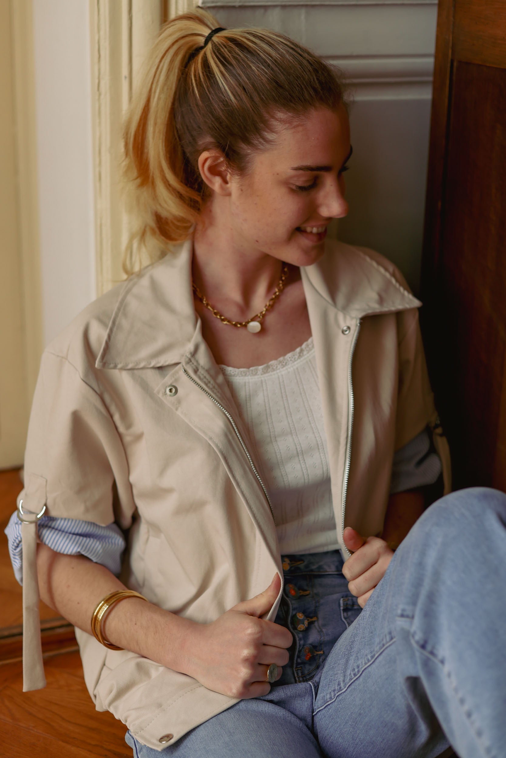 Veste oversize doublée