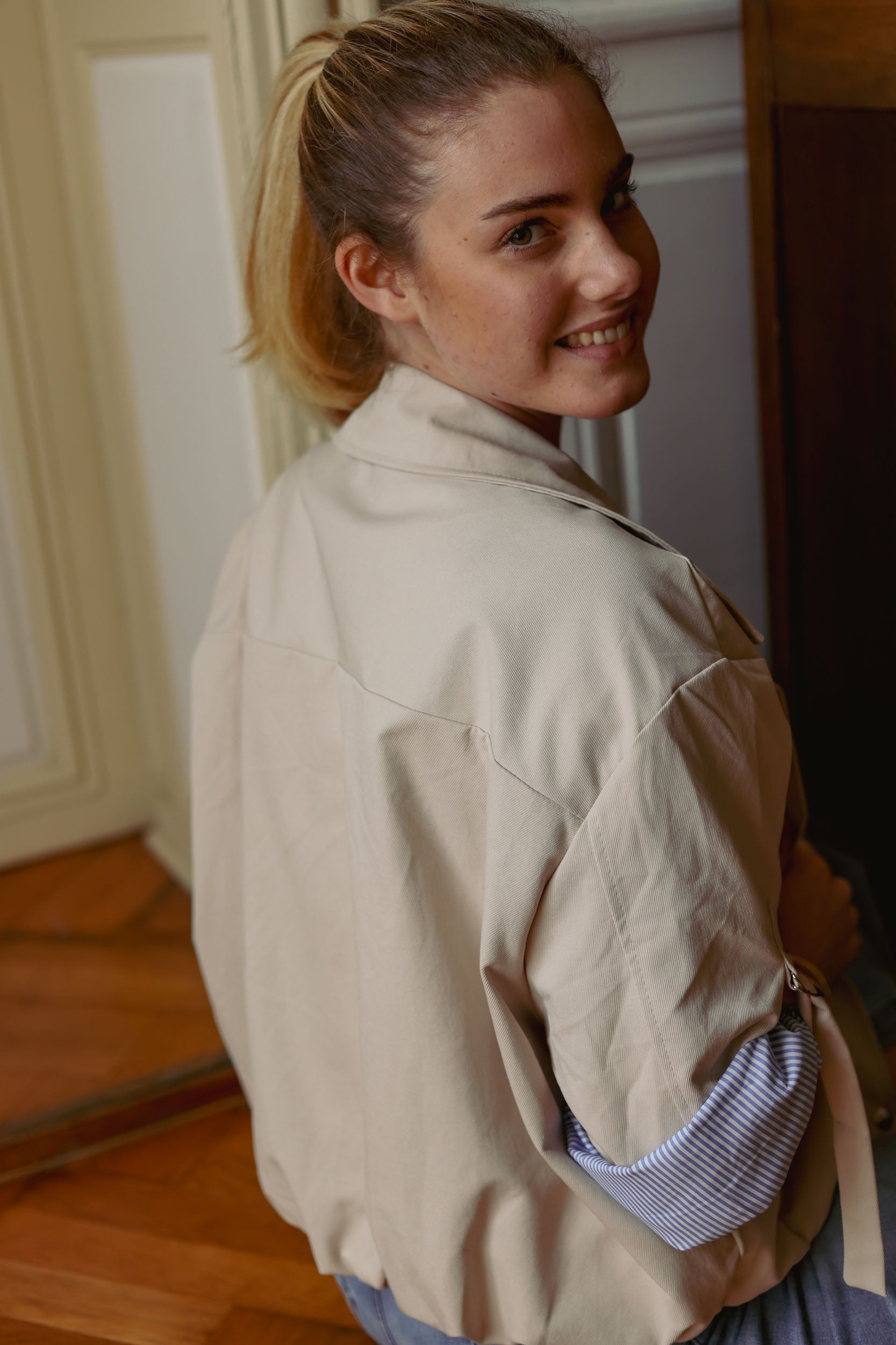 Veste oversize doublée