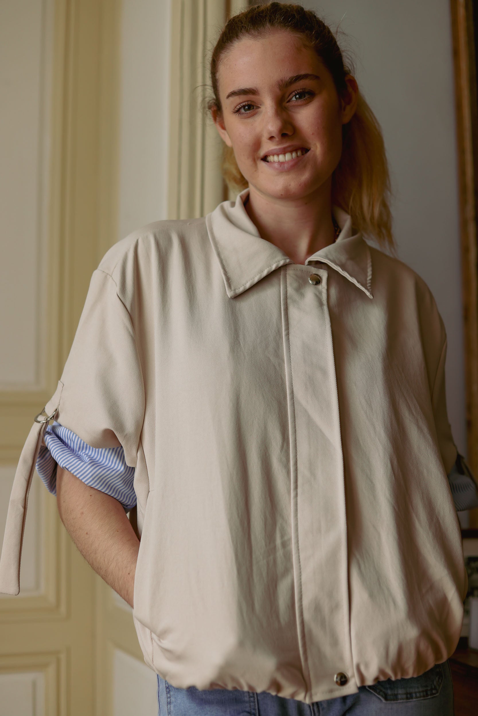 Veste oversize doublée