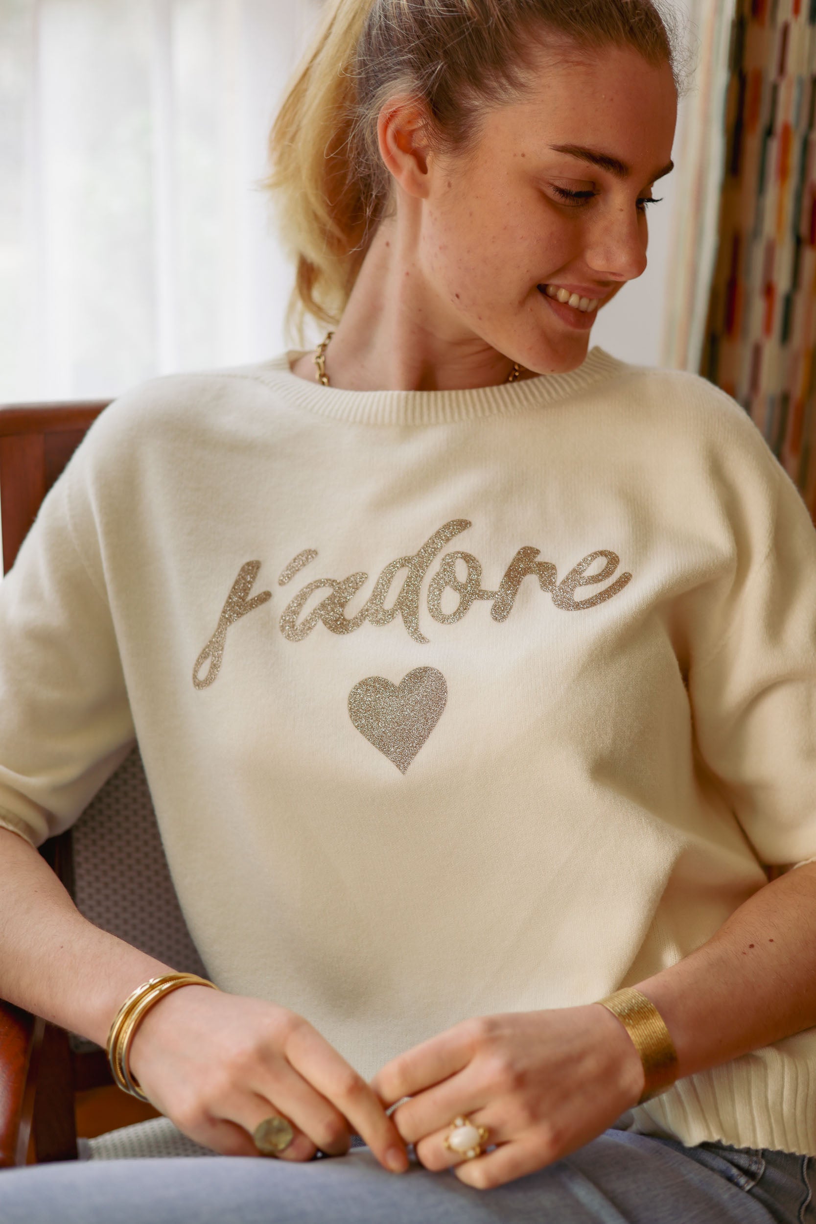 Pull "J'adore"