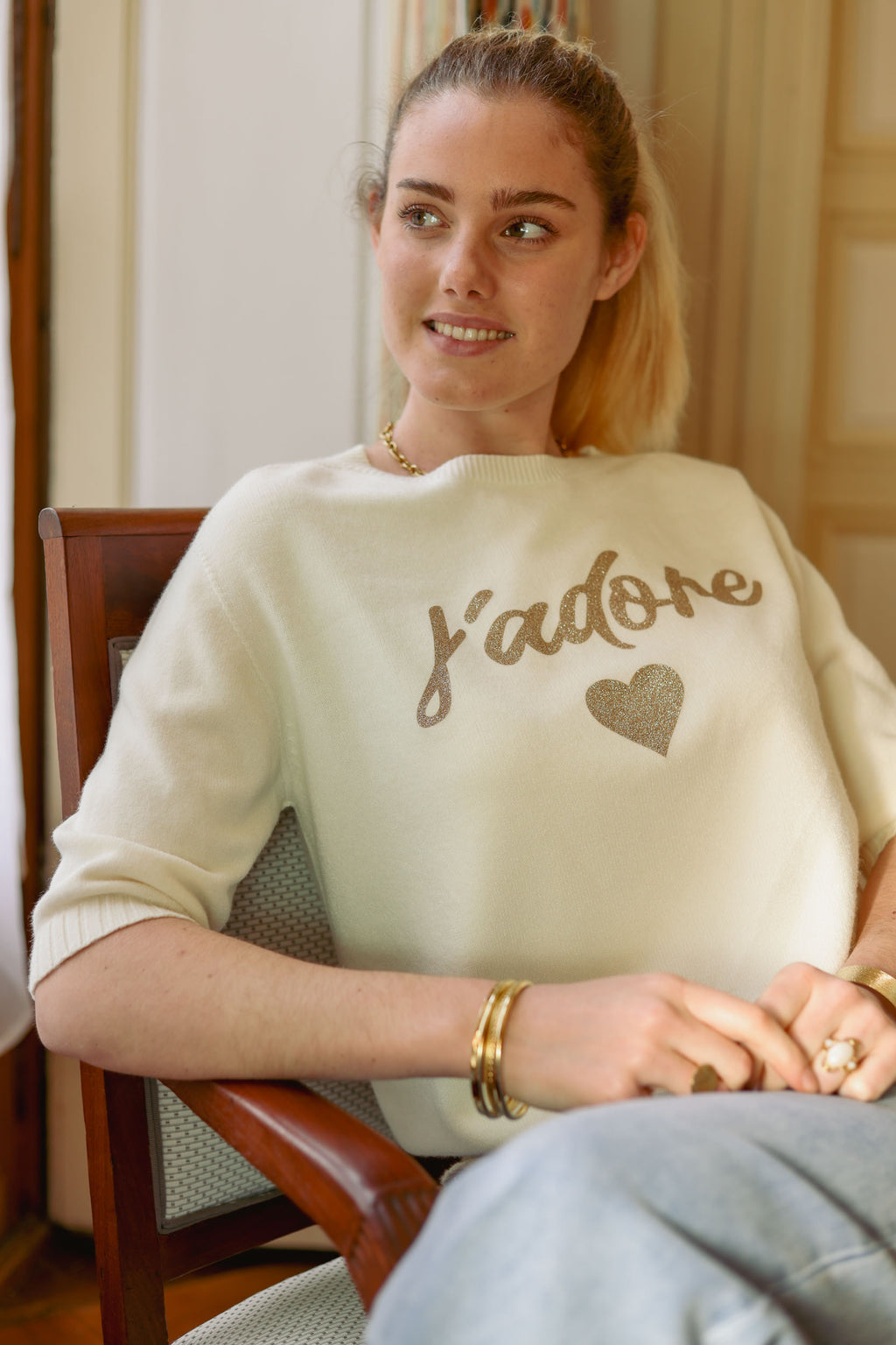 Pull "J'adore"