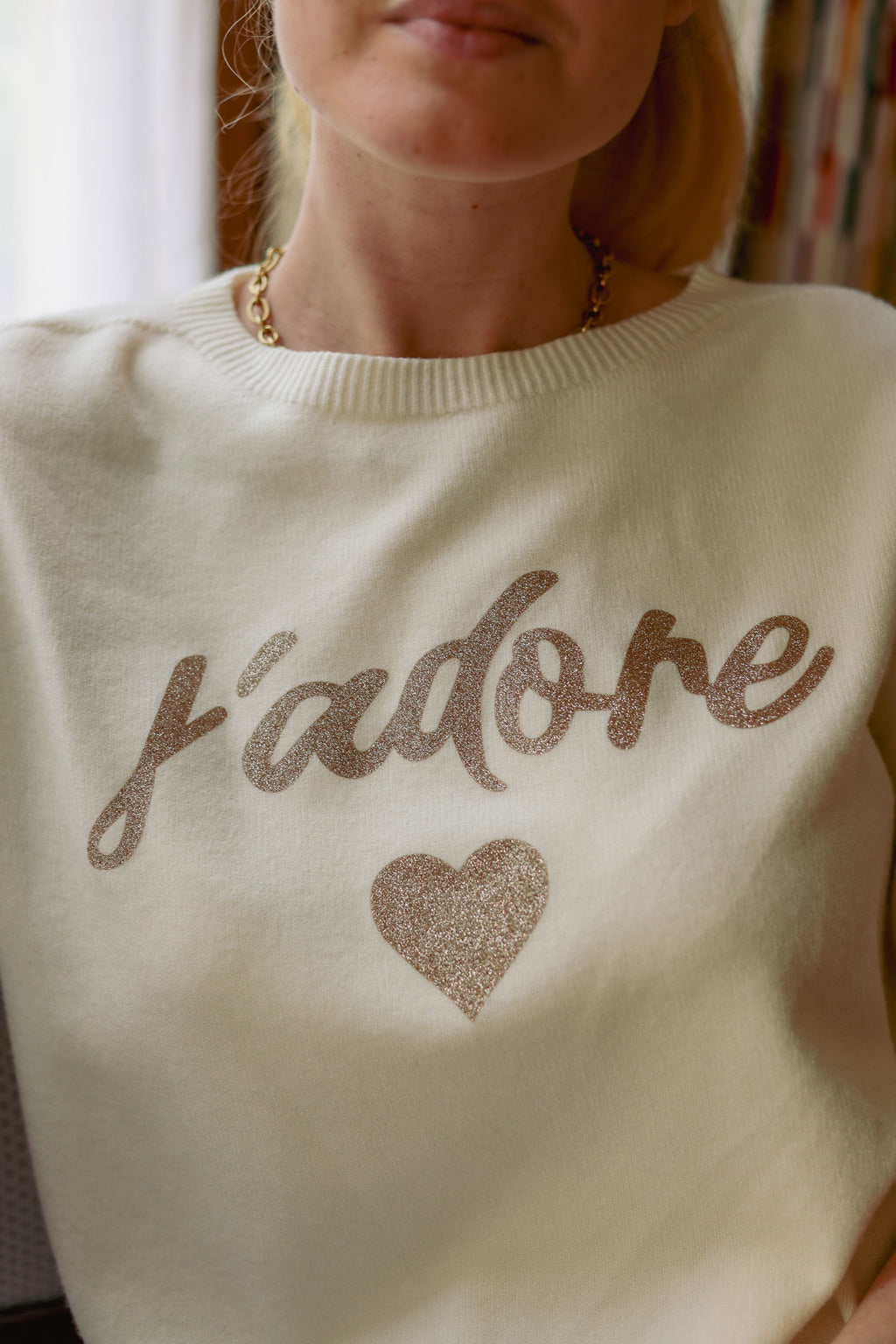 Pull "J'adore"