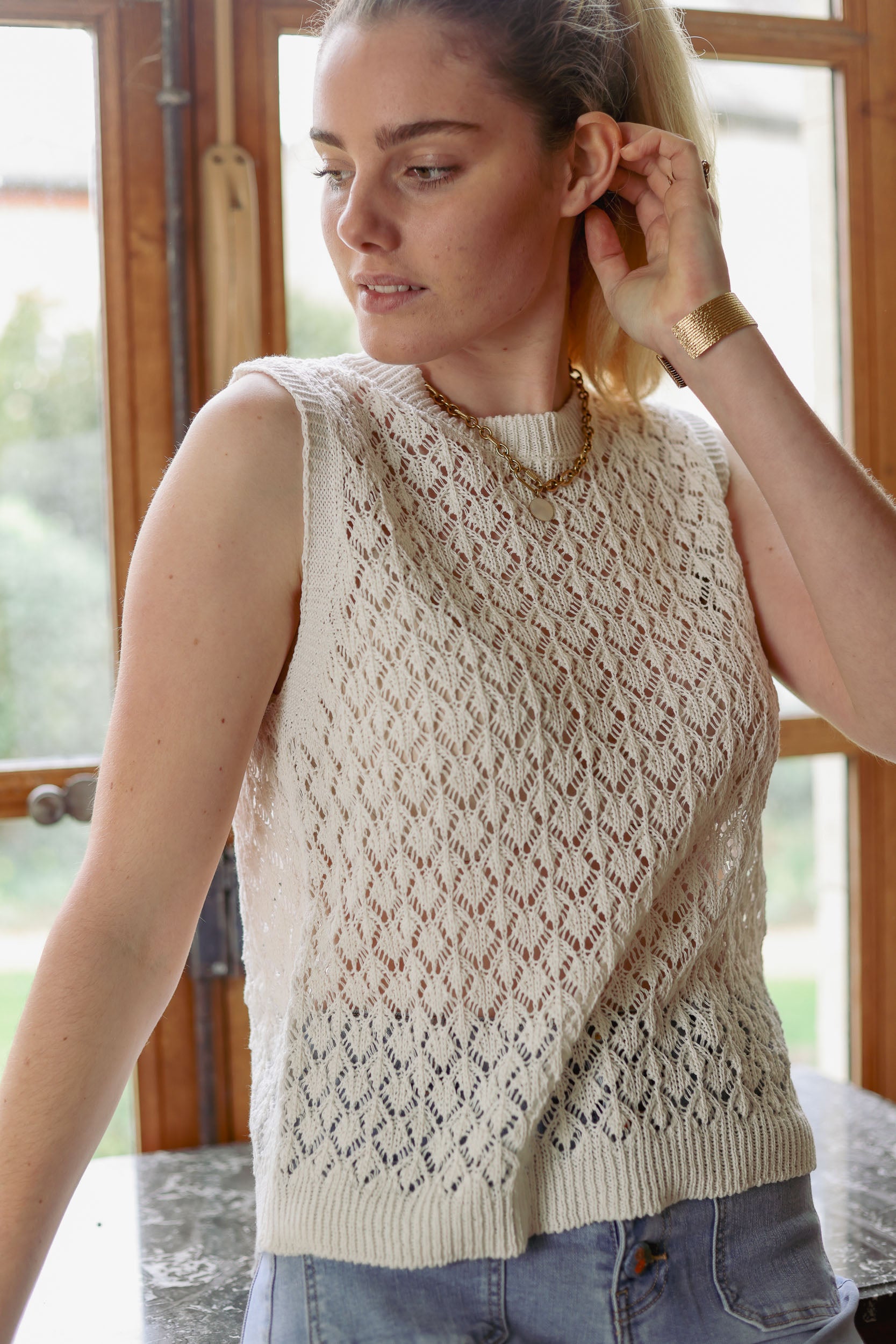 Débardeur crochet