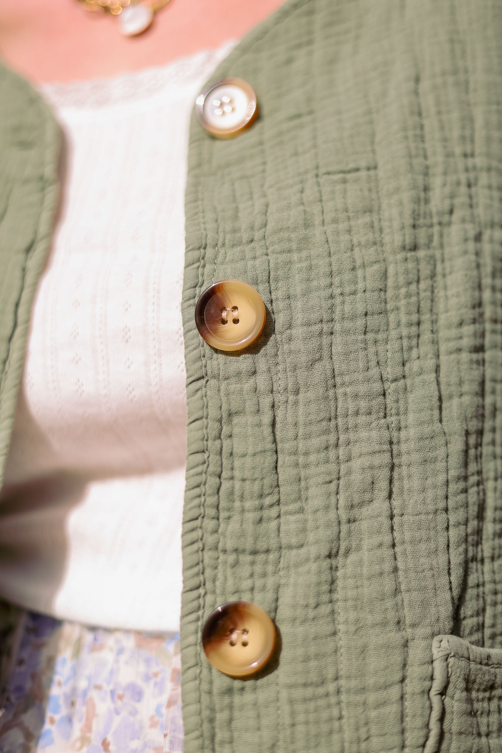 Veste gaz de coton
