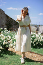 Robe longue broderies