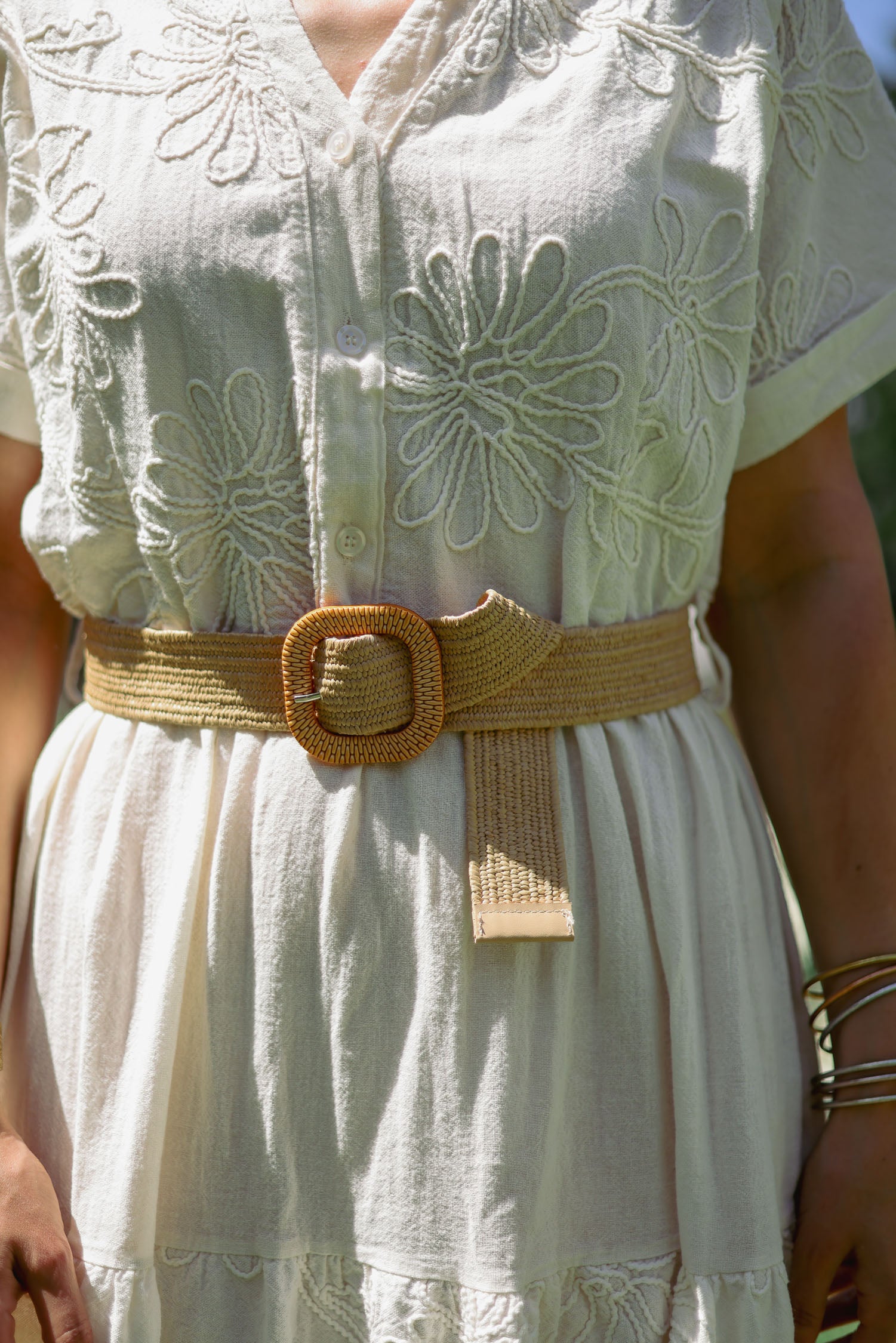 Robe longue broderies