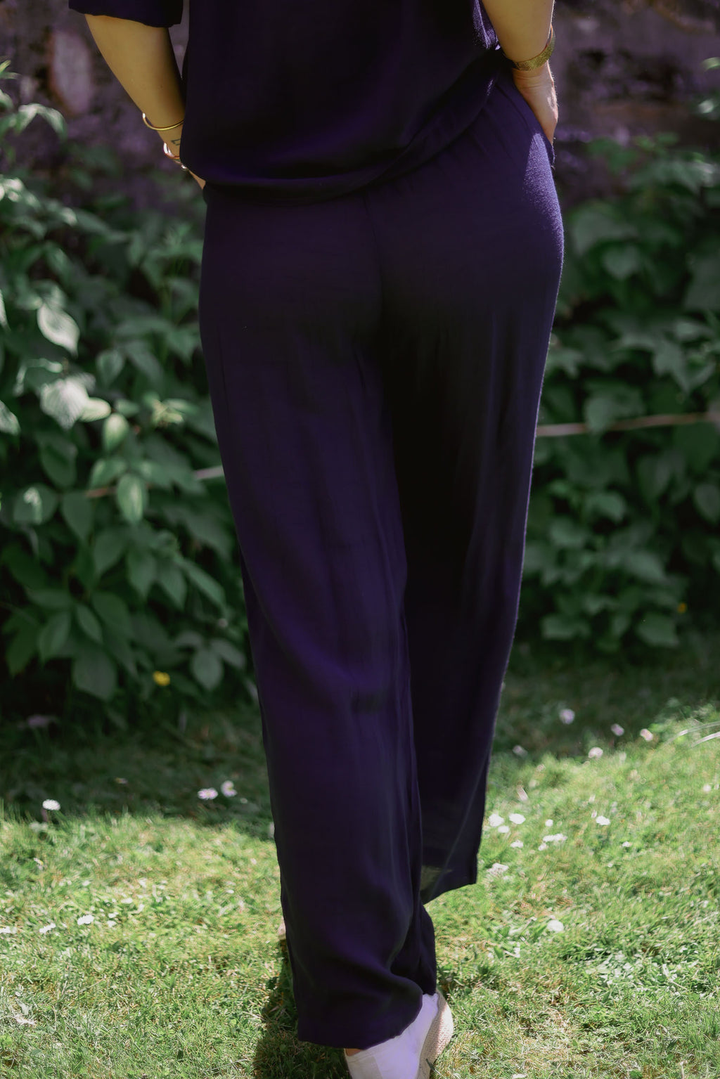Pantalon fluide uni