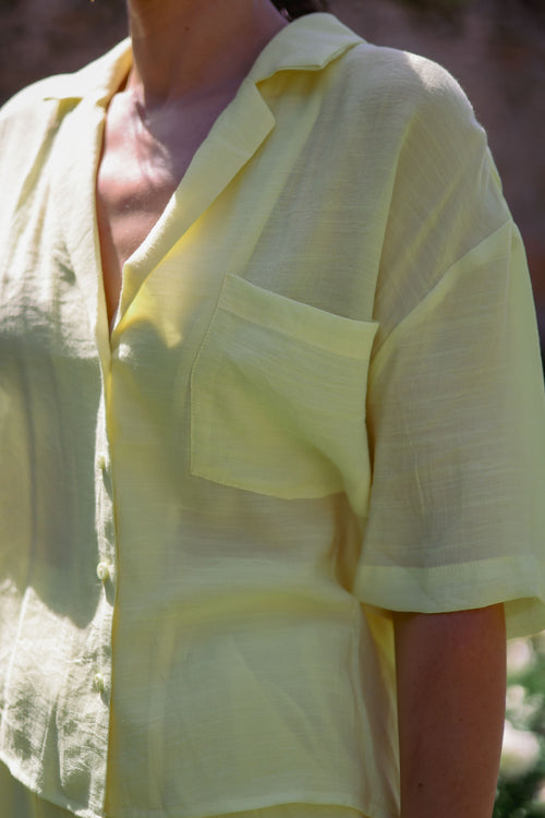 Chemise courte fluide