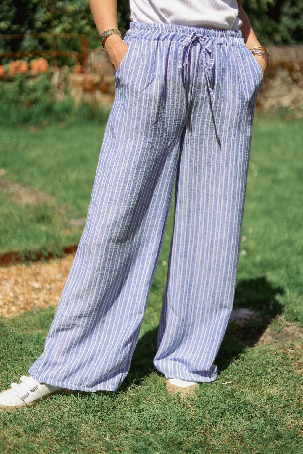 Pantalon rayé