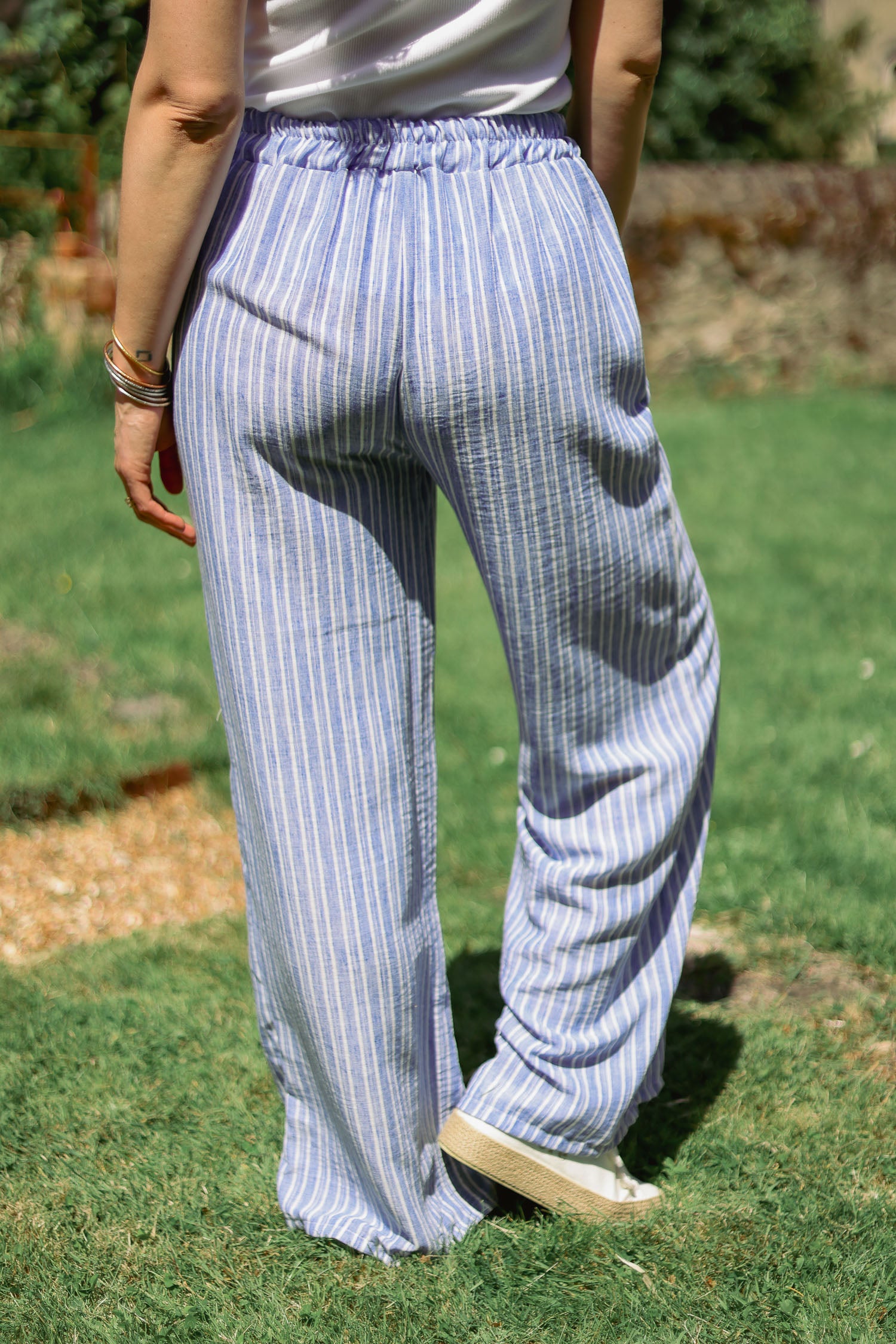 Pantalon rayé