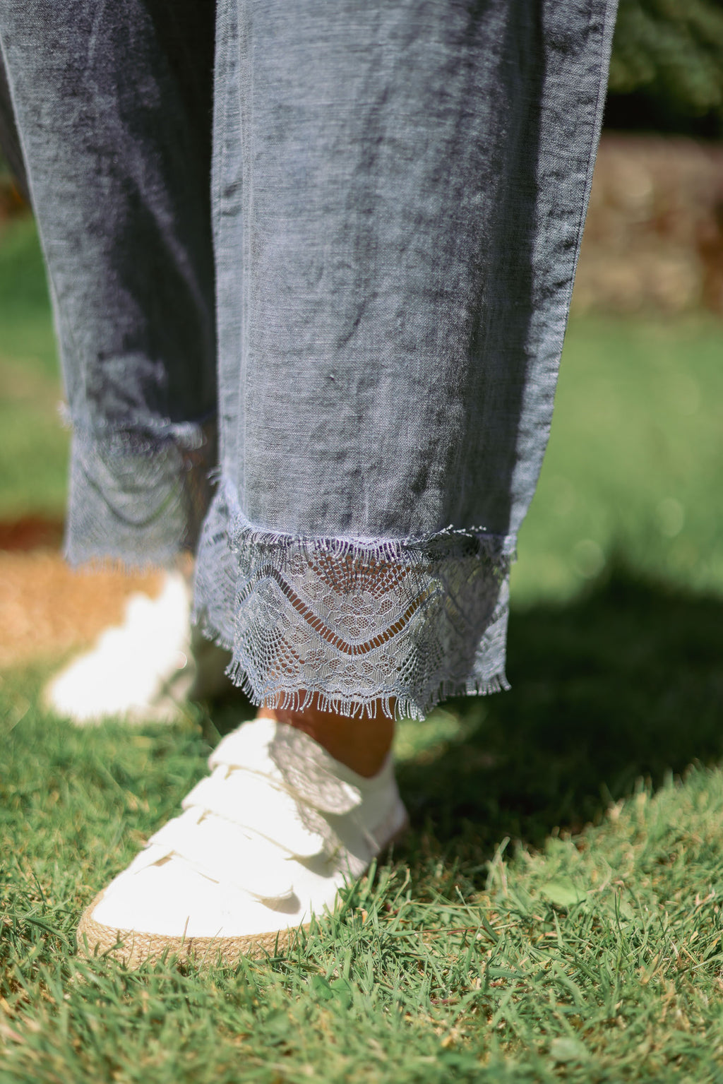 Pantalon dentelle