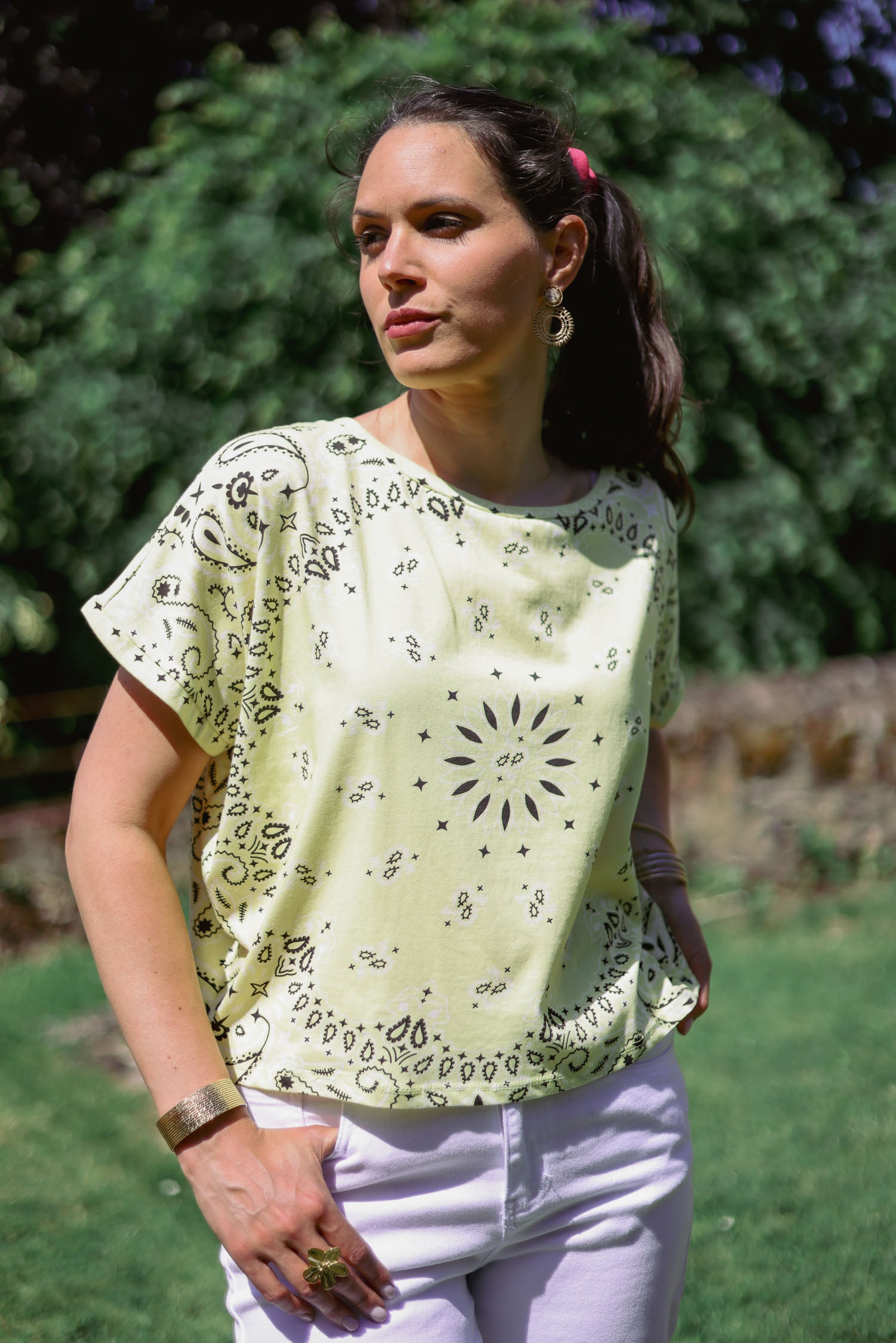 T-shirt bandana