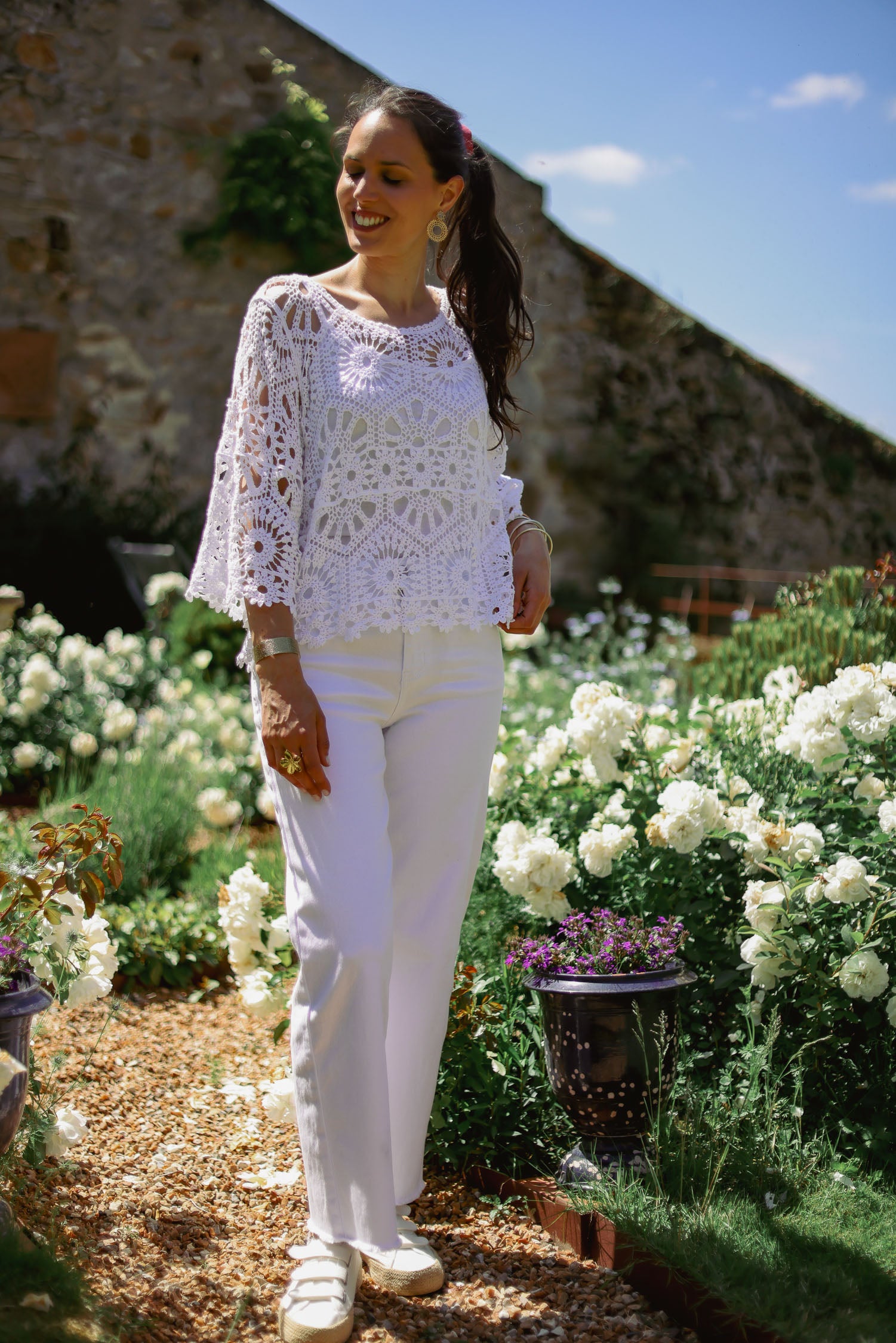 Pull 2 en 1 crochet