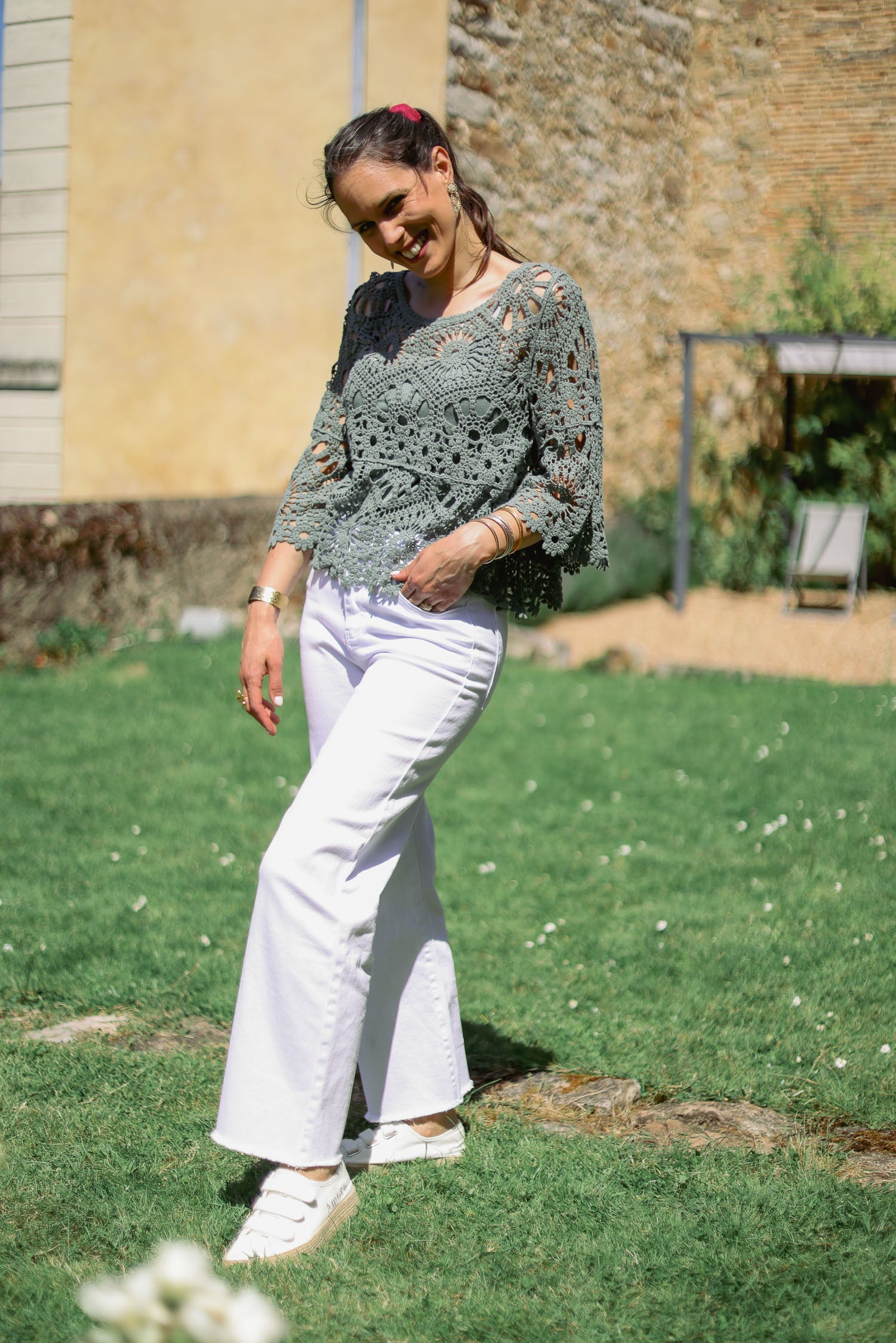 Pull 2 en 1 crochet