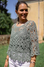 Pull 2 en 1 crochet