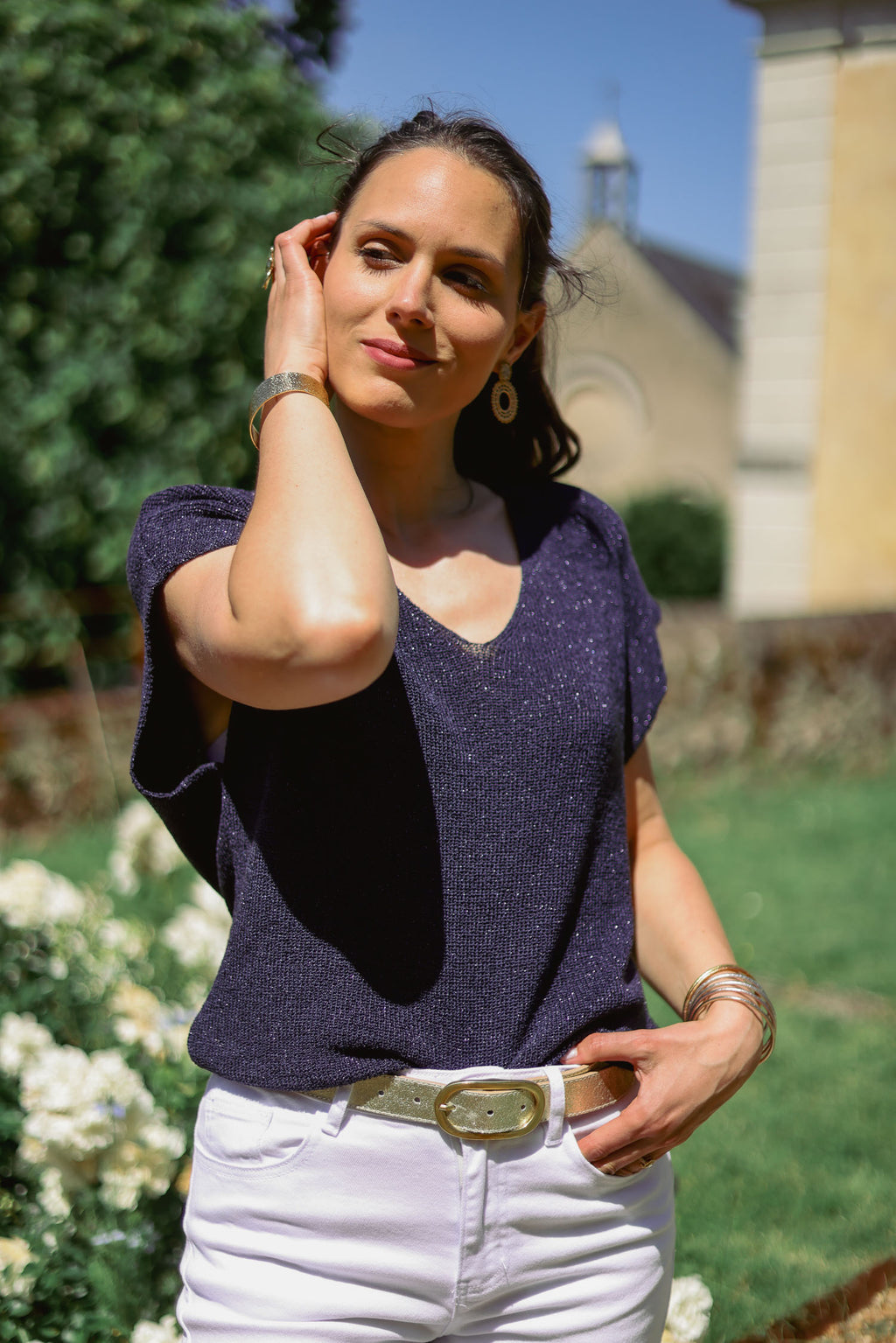 Pull uni lurex