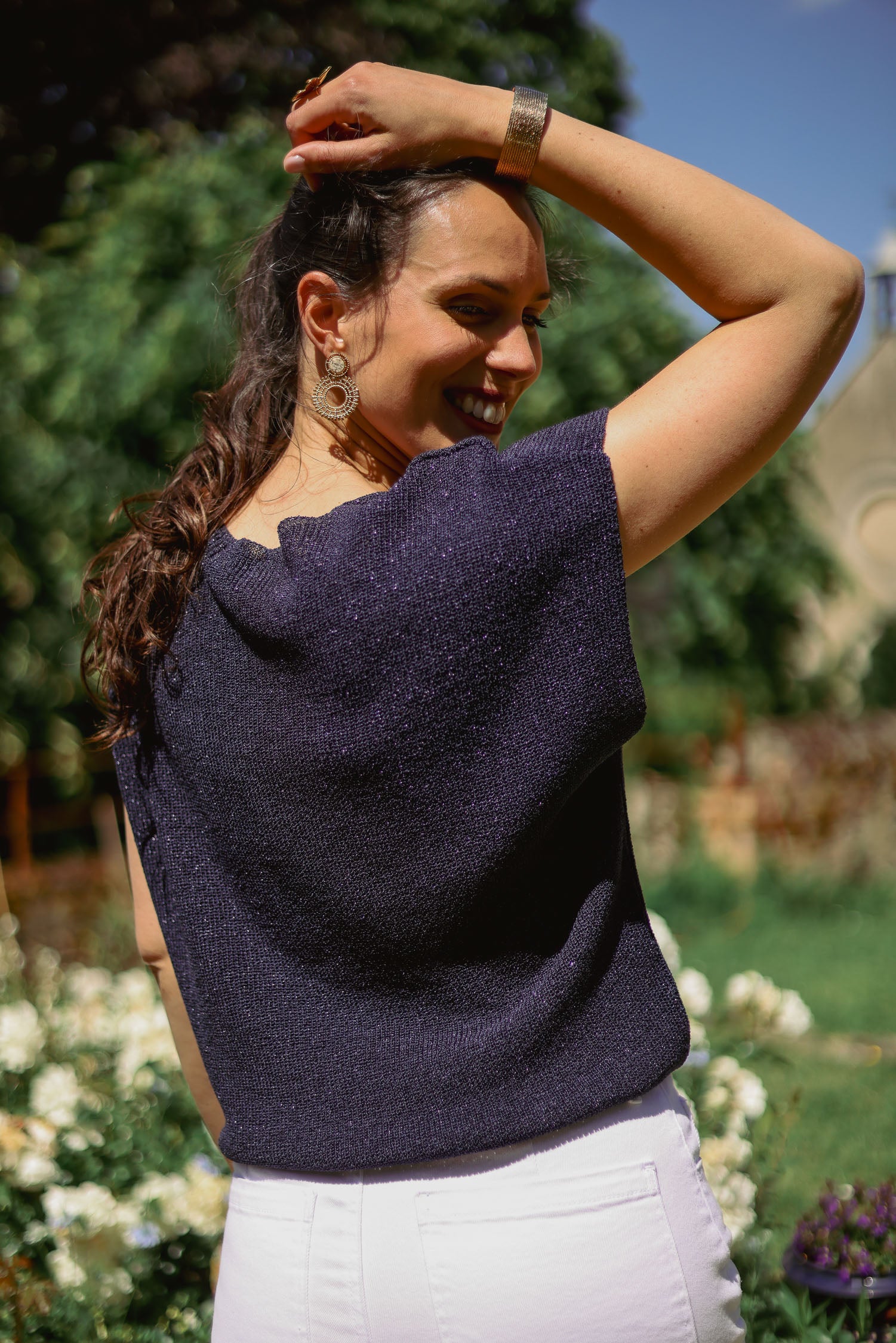 Pull uni lurex