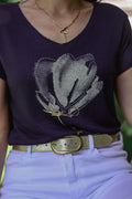 T-shirt imprimé fleur