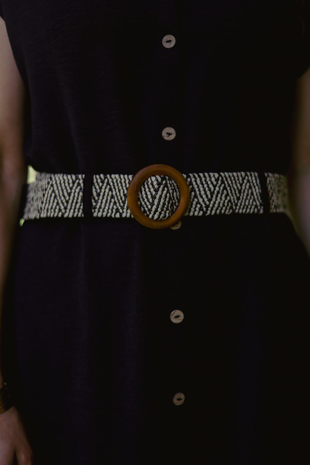 Robe boutonnée uni