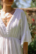 Robe bohème brodée