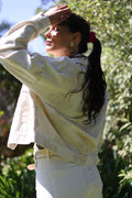 Veste jean brodée