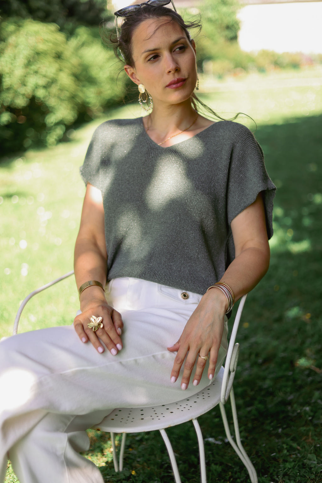 Pull uni lurex