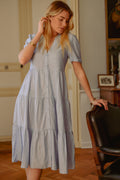 Robe large rayée