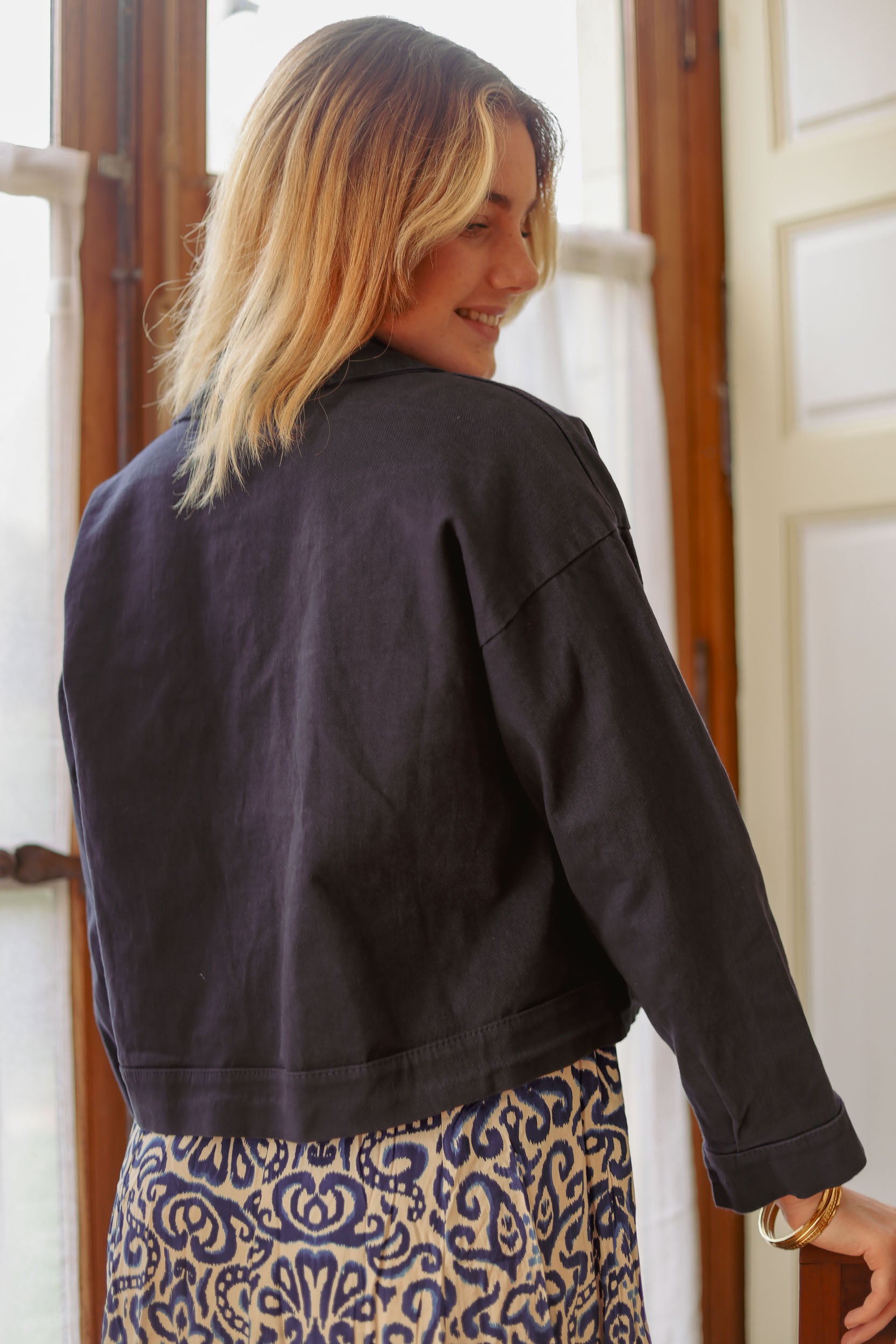 Veste en coton oversize