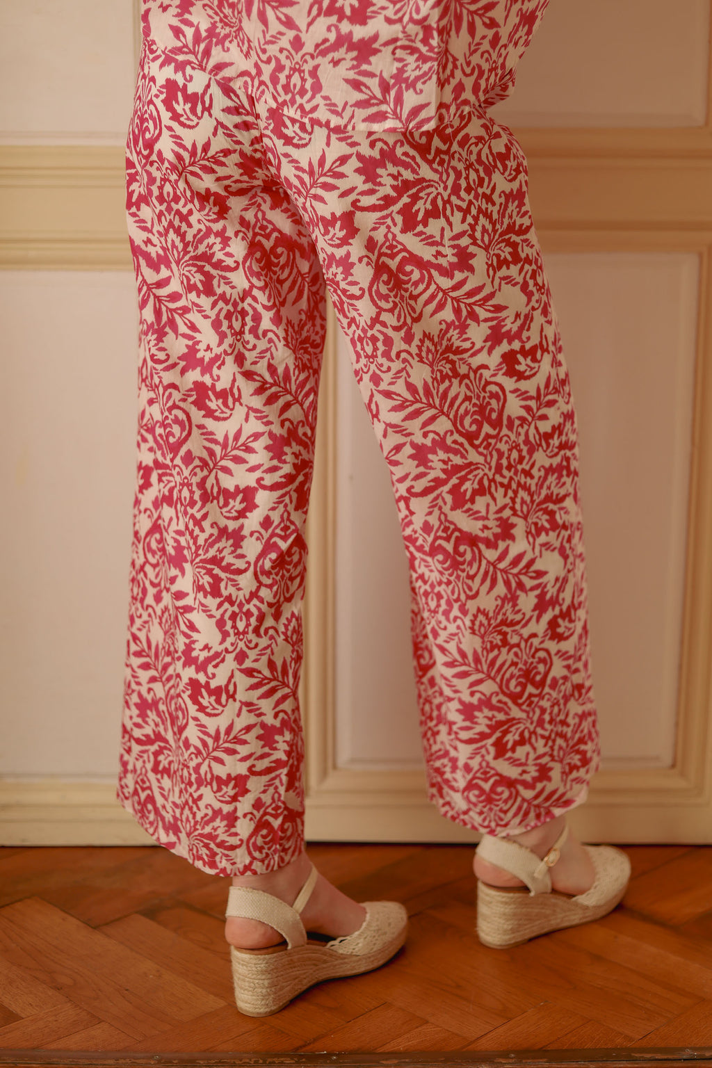Pantalon fleuri