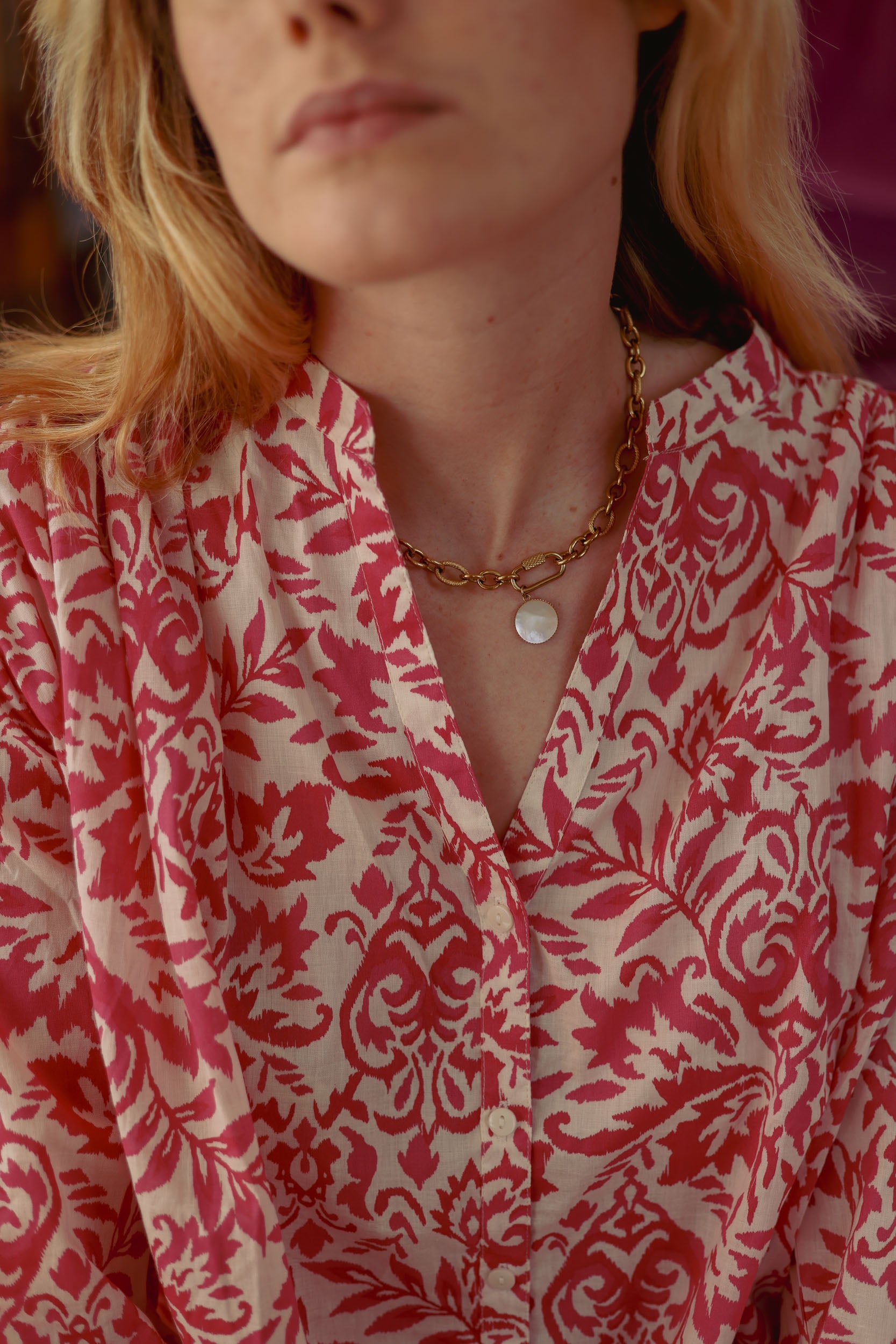 Chemise fleurie