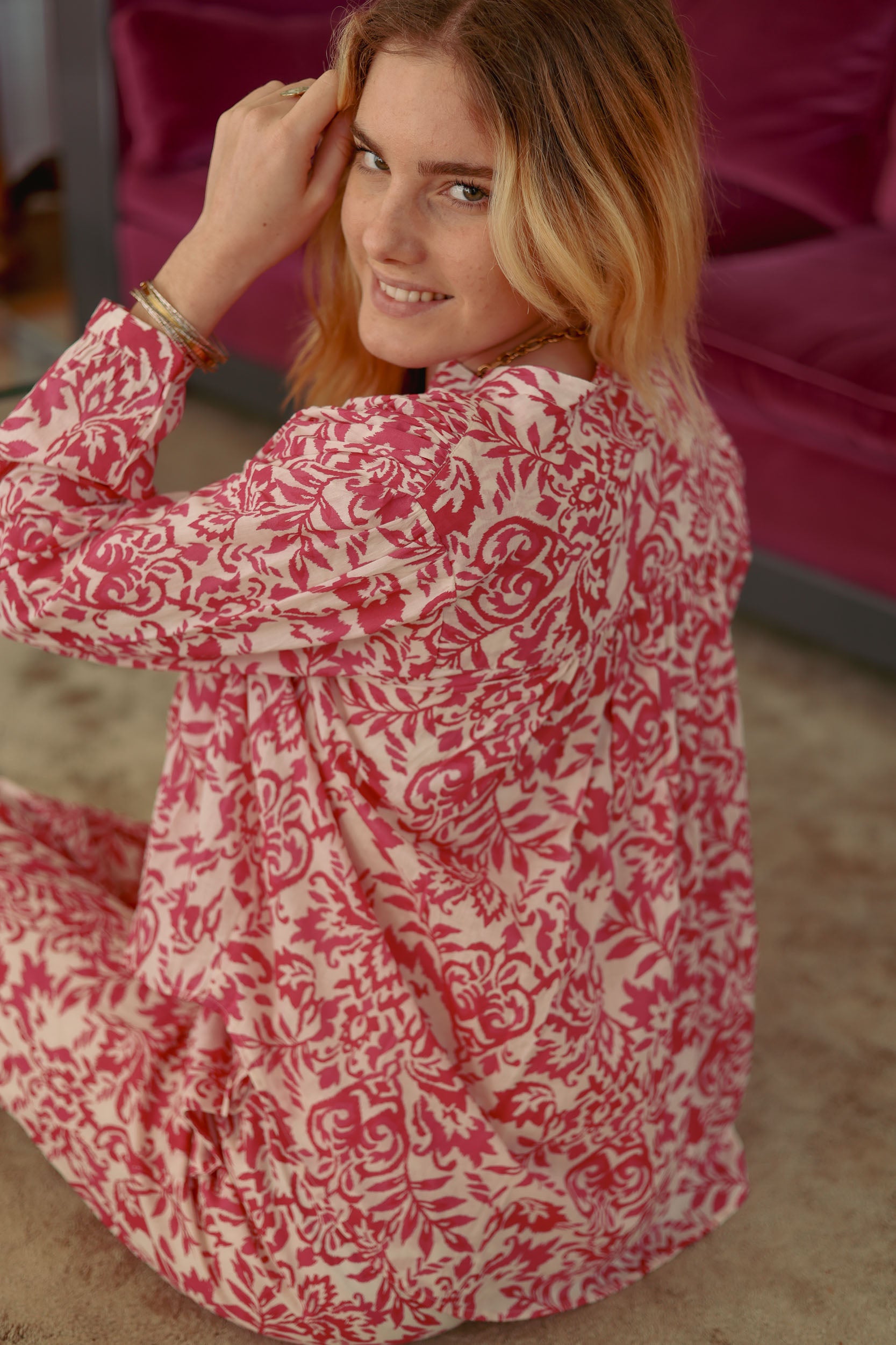 Chemise fleurie