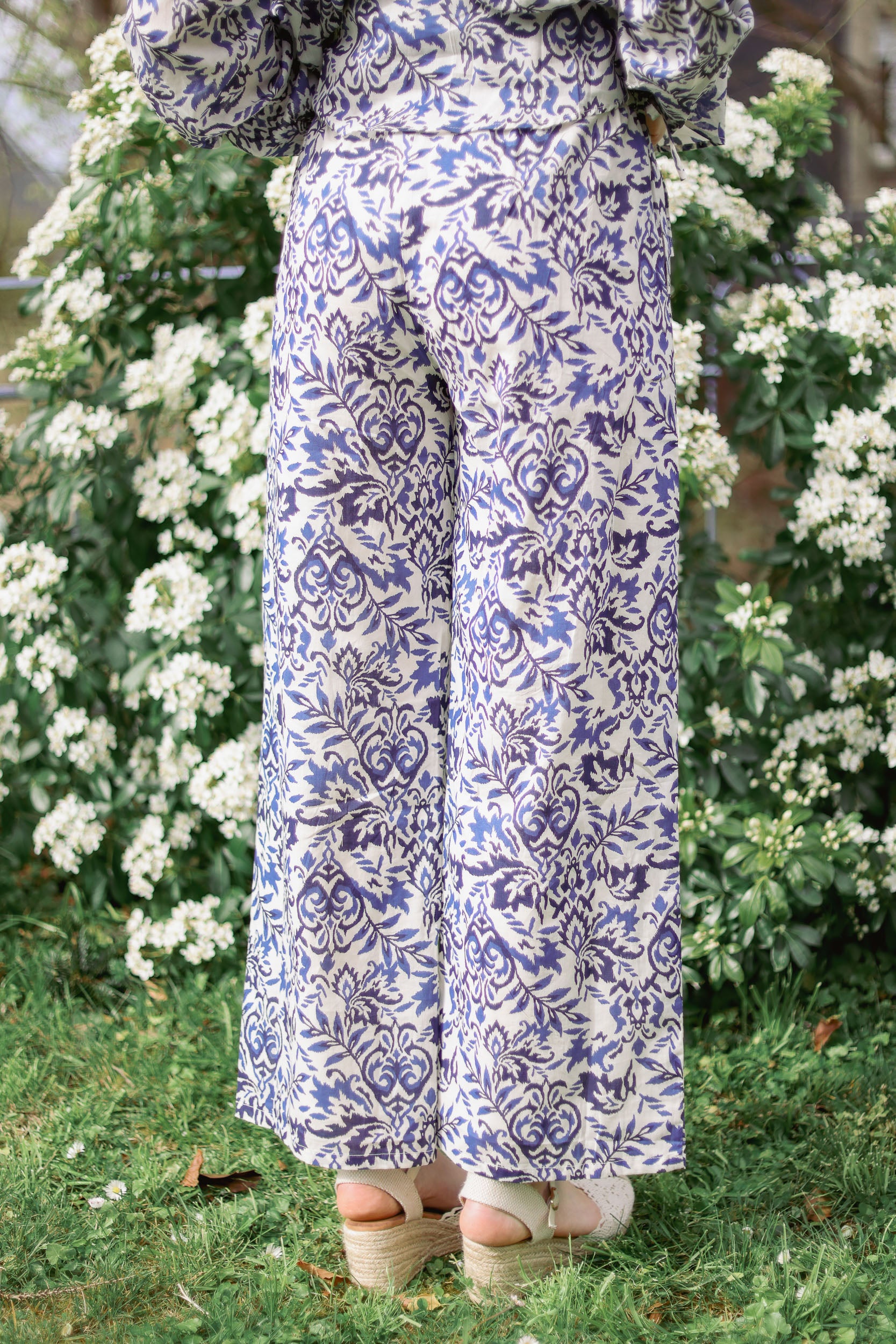 Pantalon fleuri