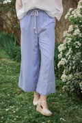 Pantalon large rayé
