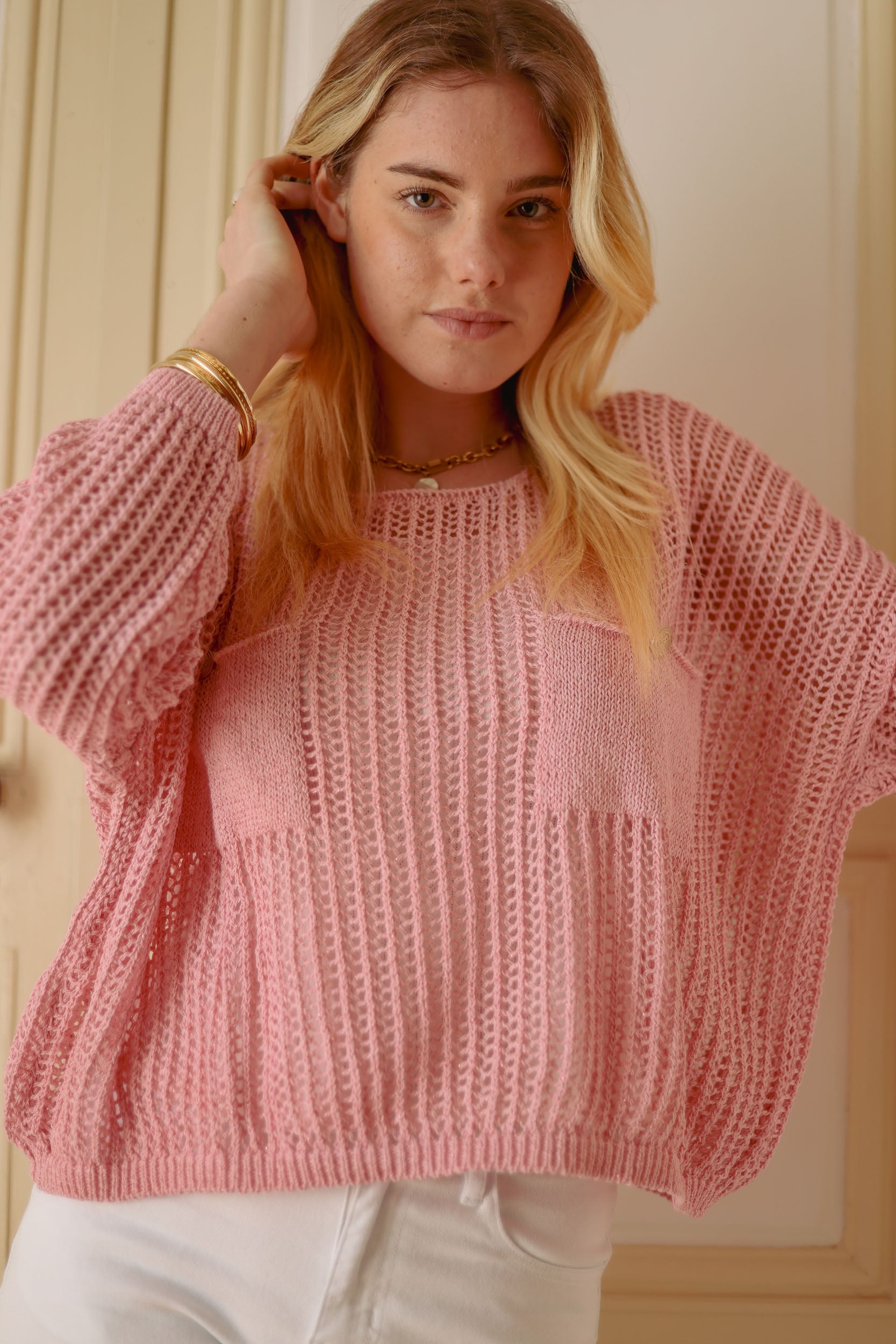 Pull ajouré