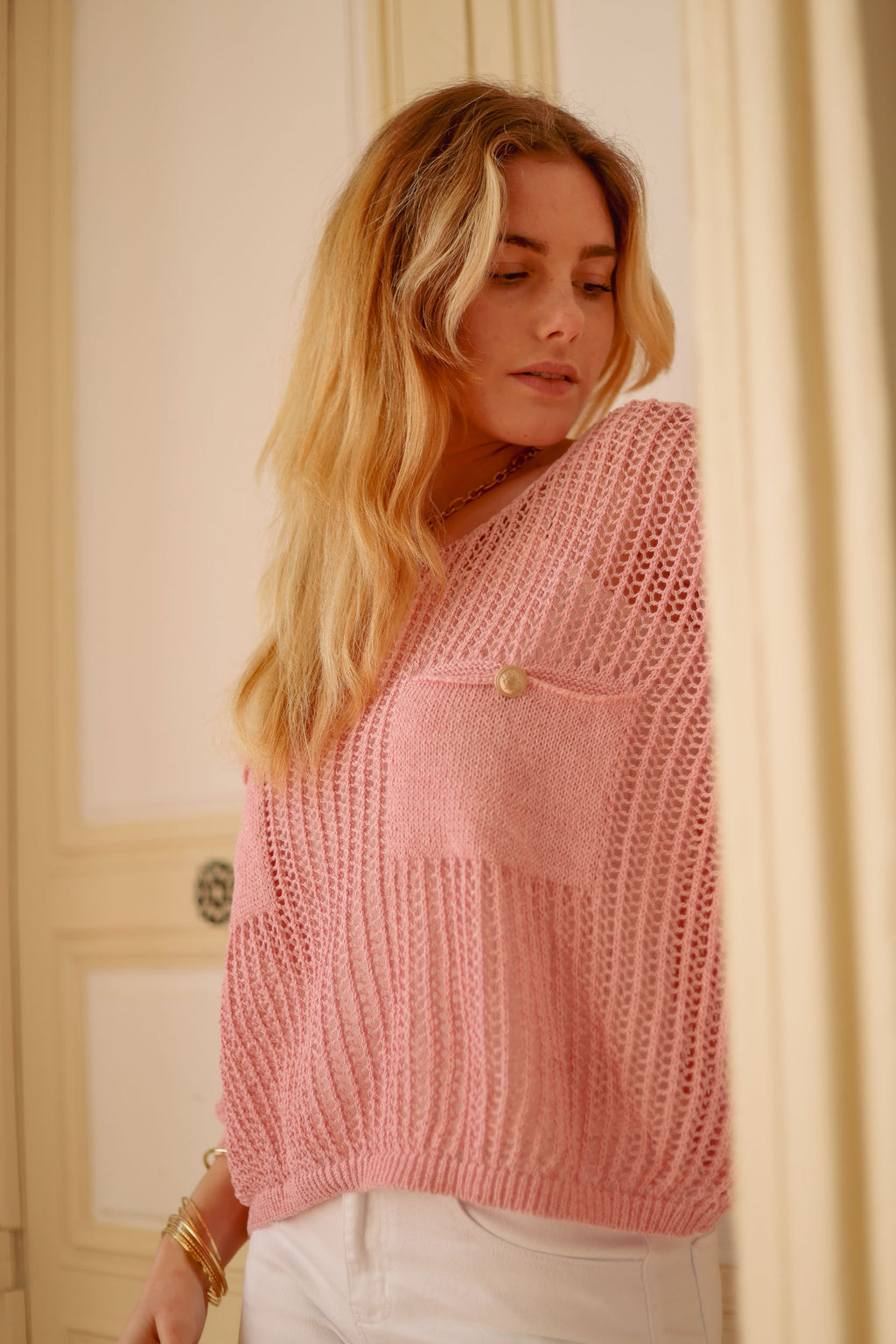 Pull ajouré