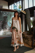 Robe longue imprimée