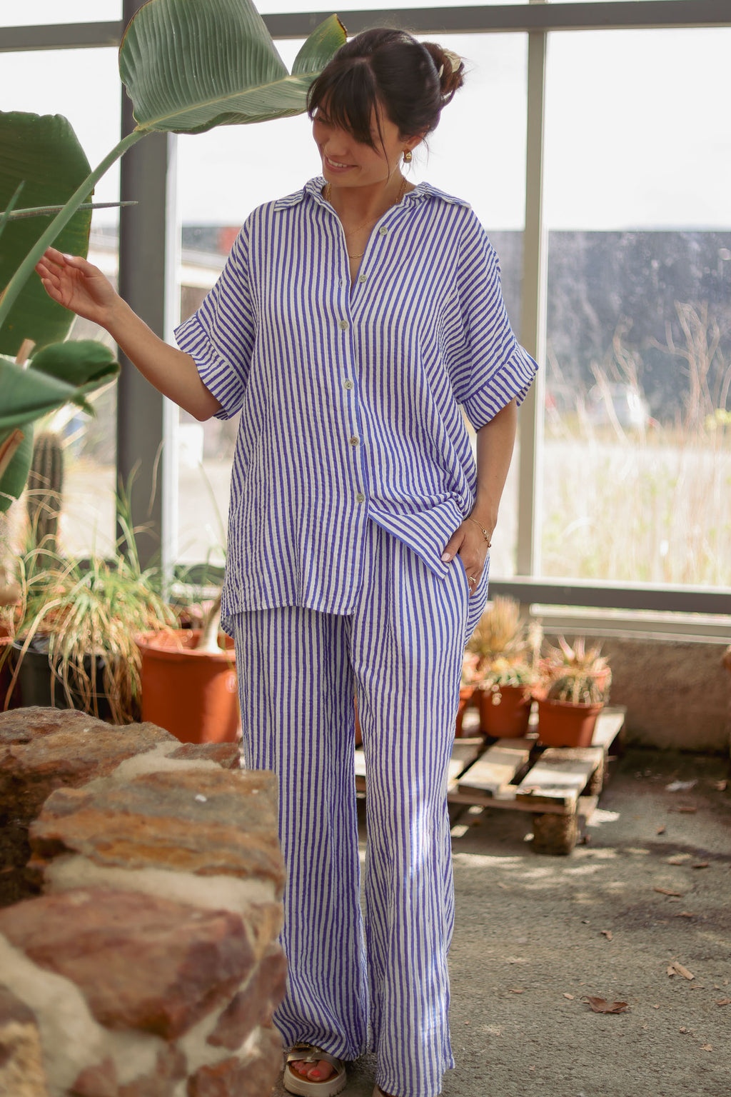 Chemise rayée