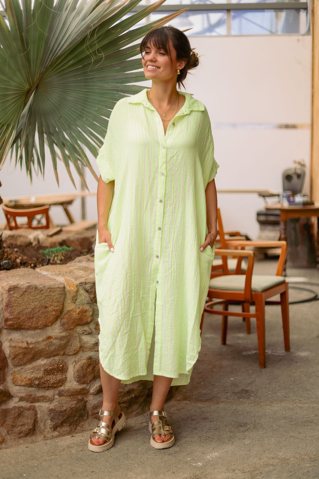 Robe rayée