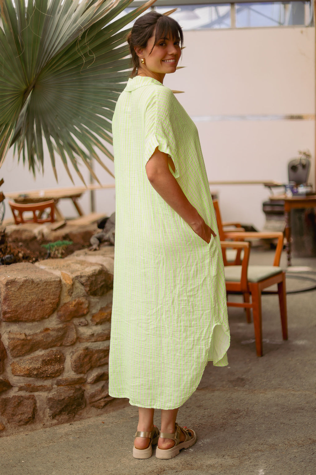 Robe rayée