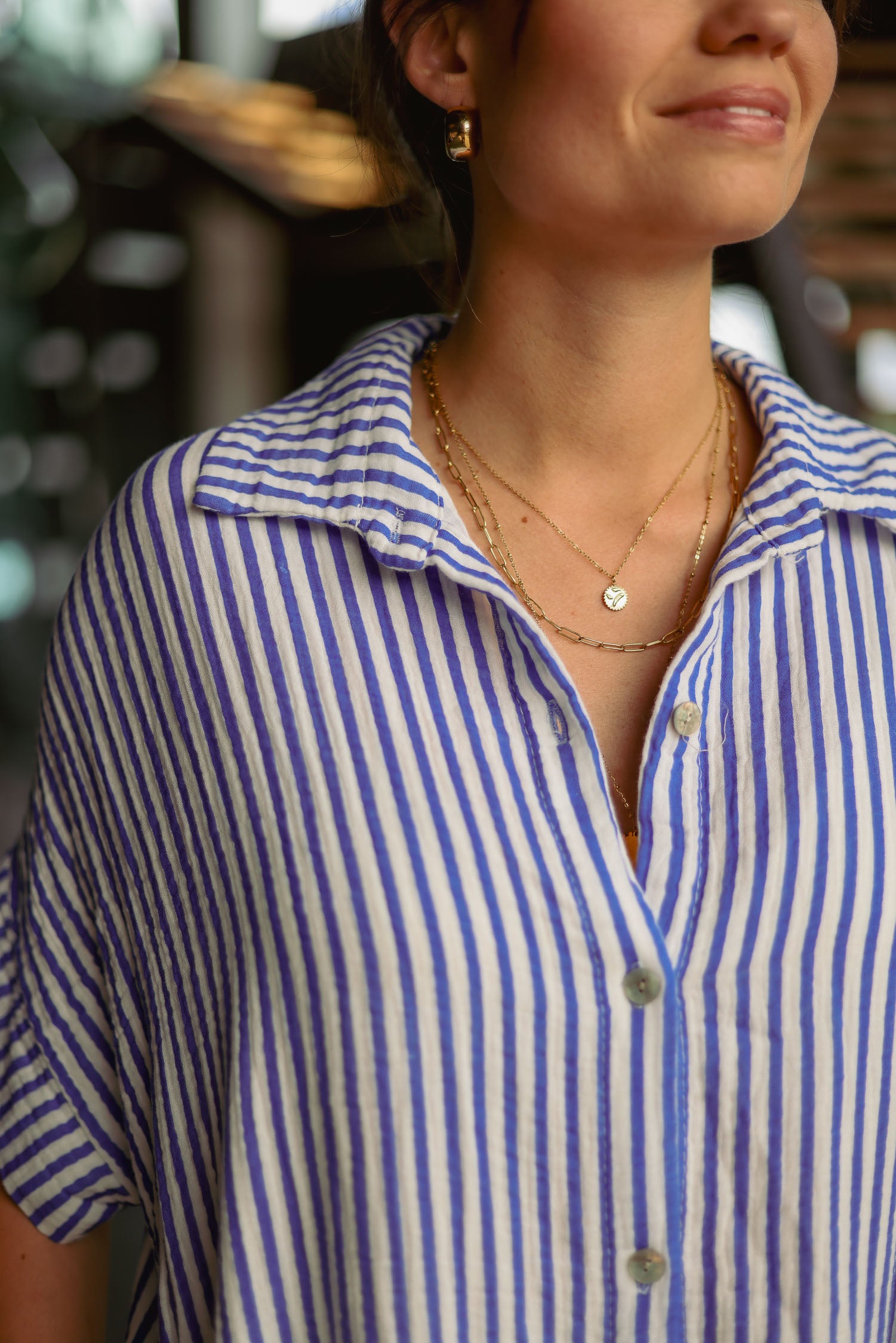 Robe rayée