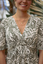 Robe longue motifs
