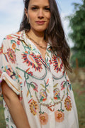 Robe chemise fleurie