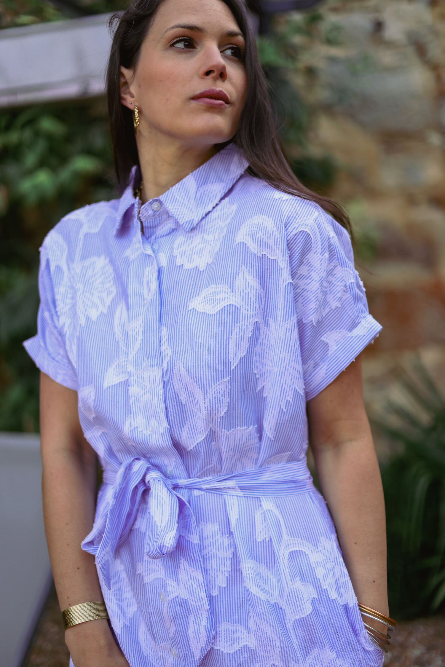 Robe jacquard