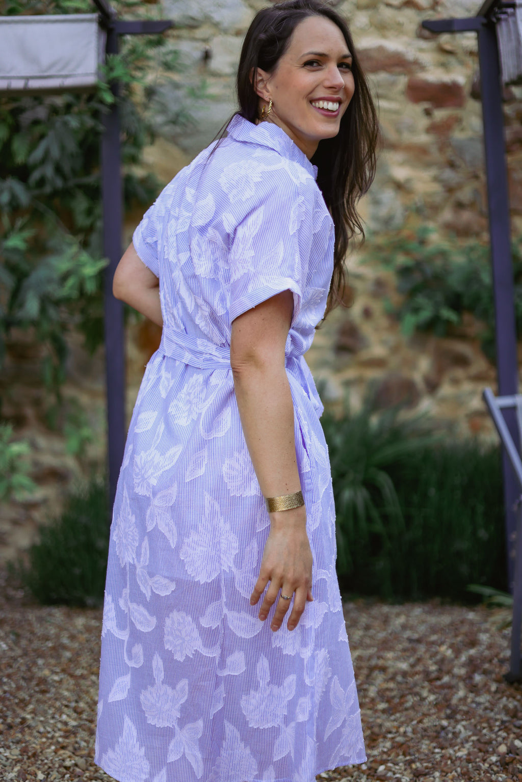Robe jacquard