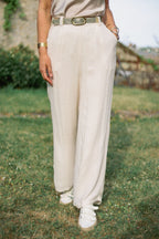 Pantalon fluide uni