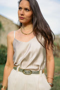 Top effet satin