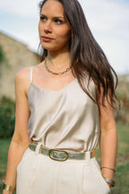 Top effet satin