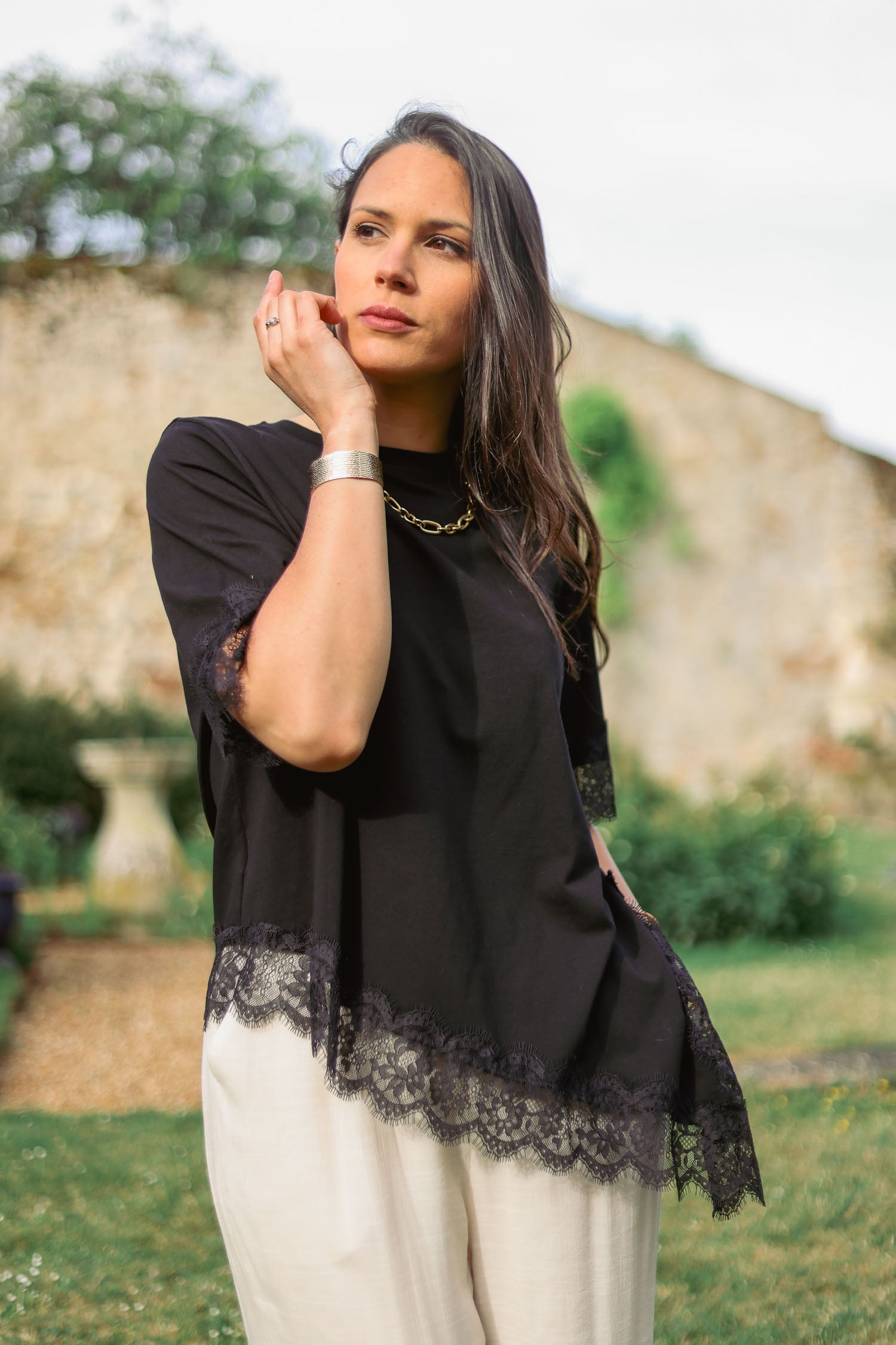 T-shirt asymétrique