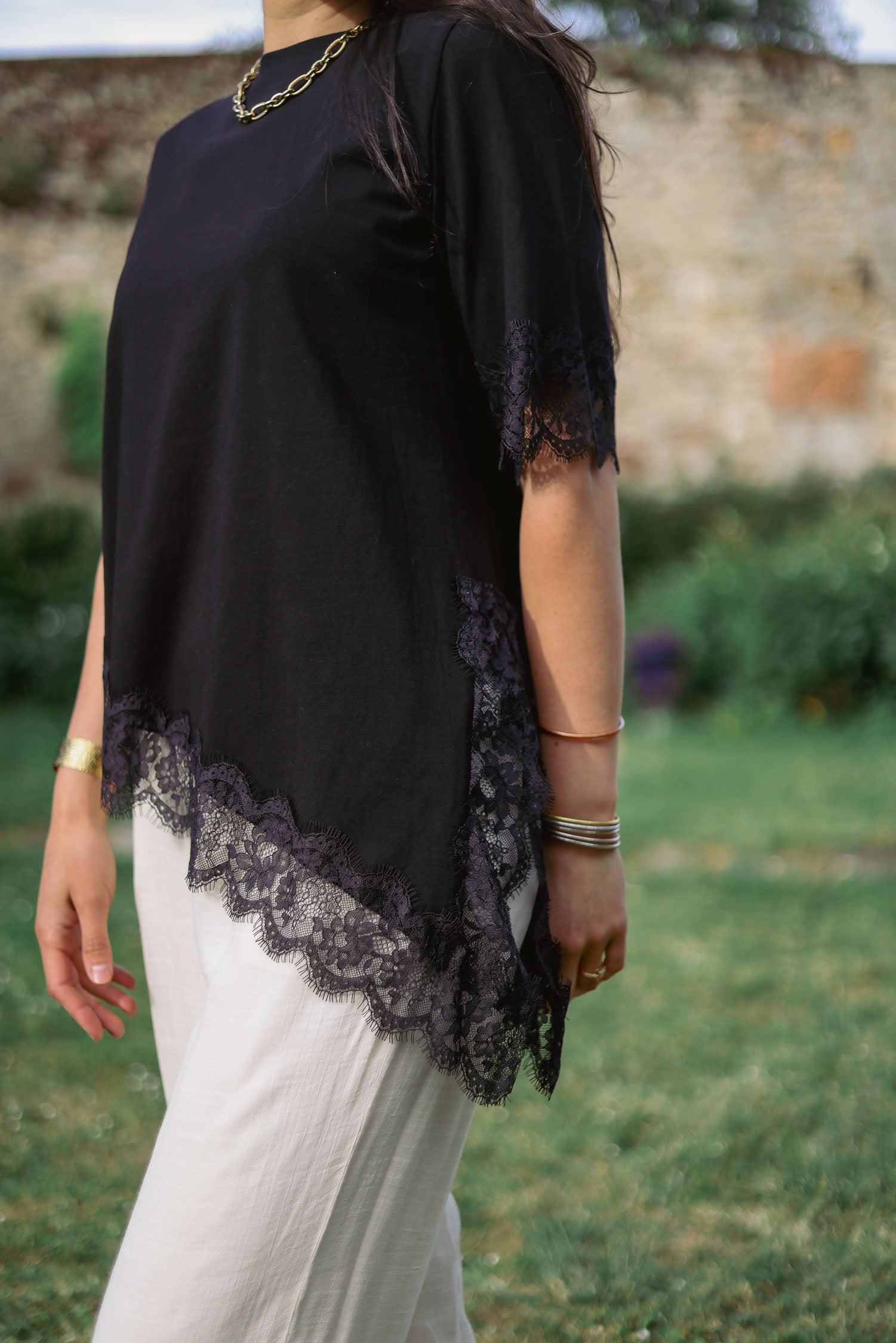 T-shirt asymétrique